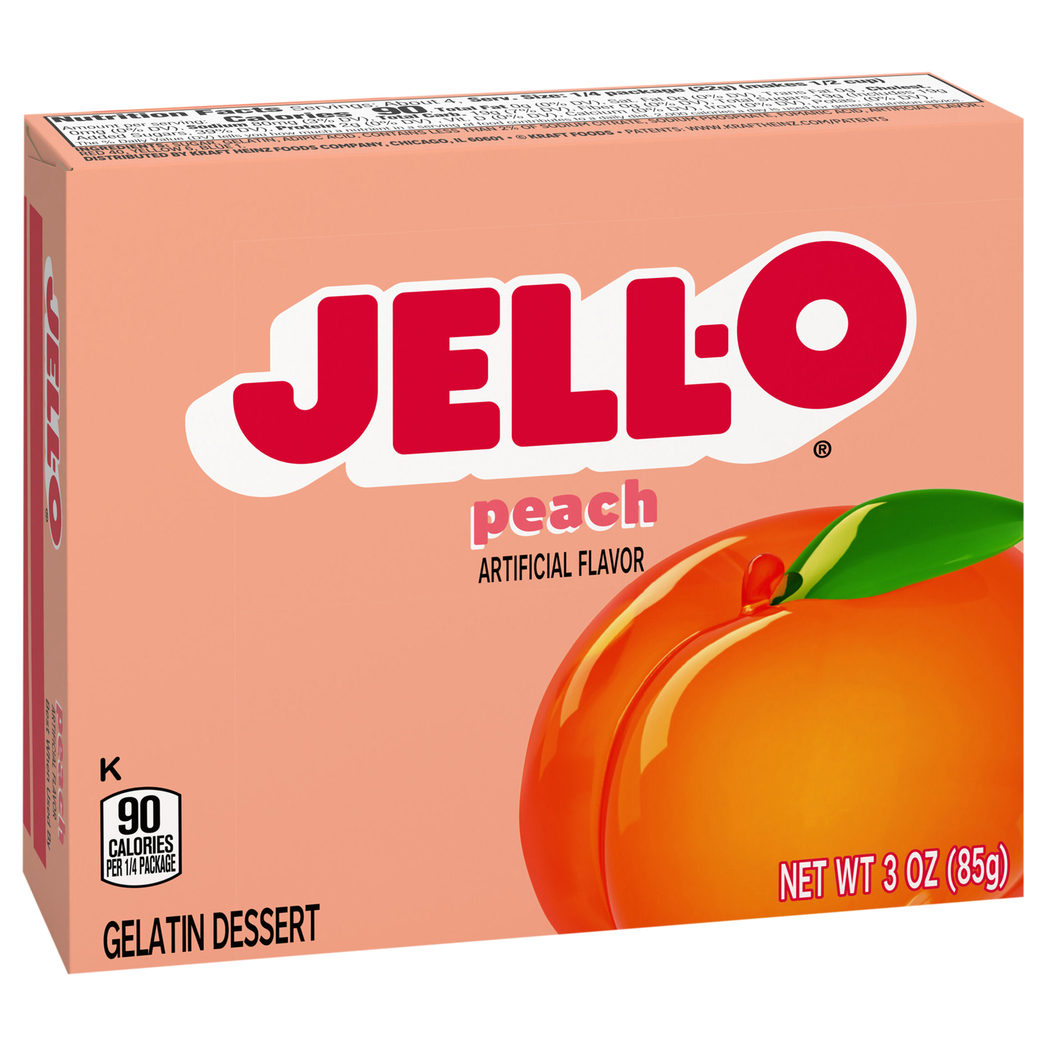 Jell-O Peach Gelatin Dessert Mix - Lunds & Byerlys