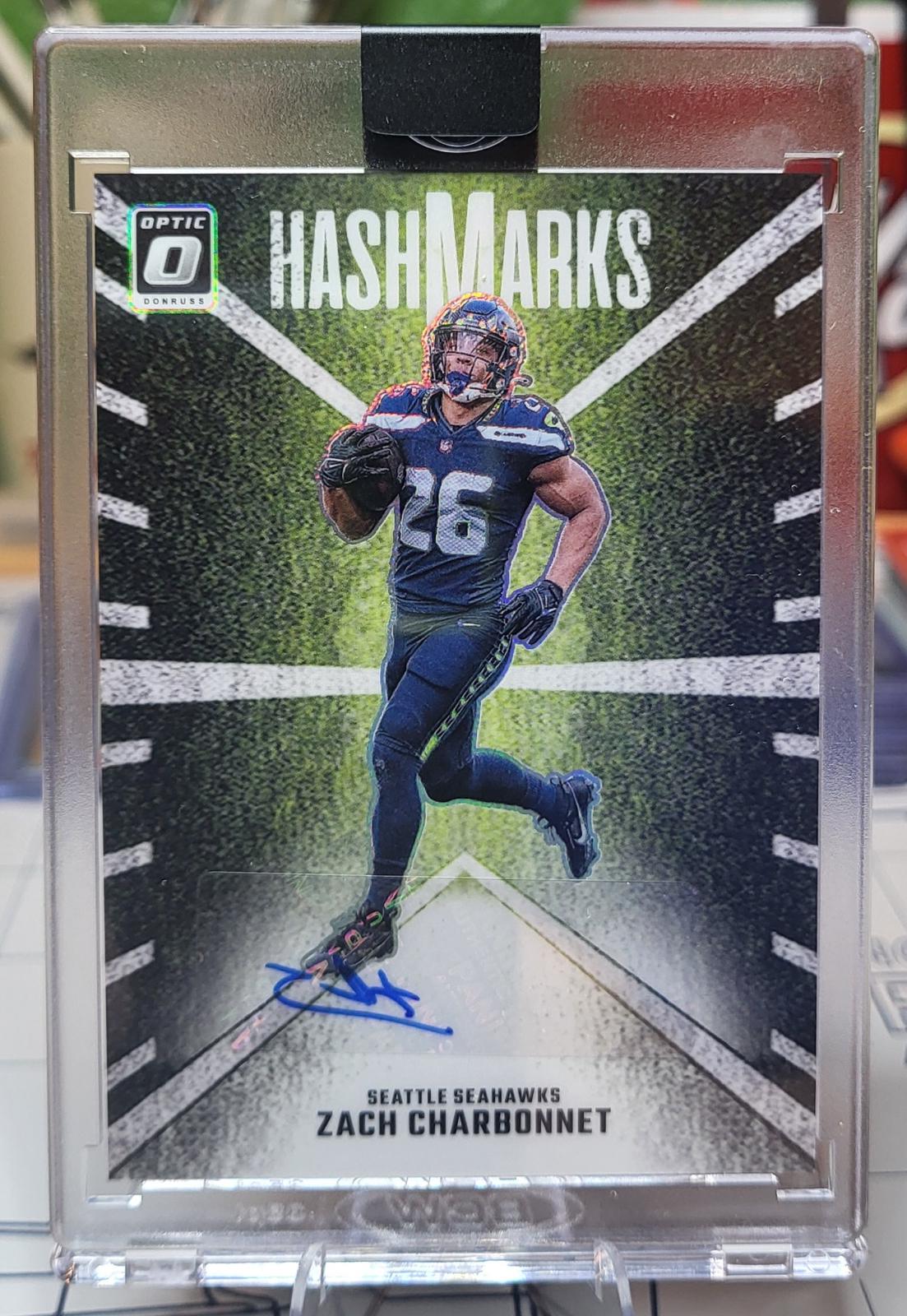 Zach Charbonnet #HM-ZCT Prices | 2024 Panini Donruss Optic Hash