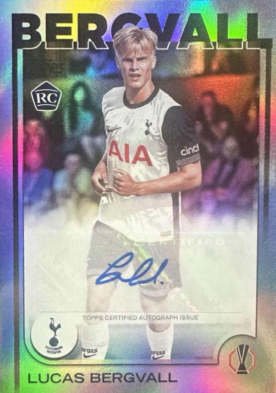 さかつ lucas bergvall /50 直筆サインカード さかつ lucas bergvall