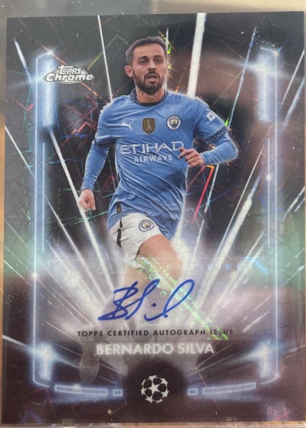 Bernardo Silva #BLA-BE Prices | 2024 Topps Chrome UEFA Black Lazer