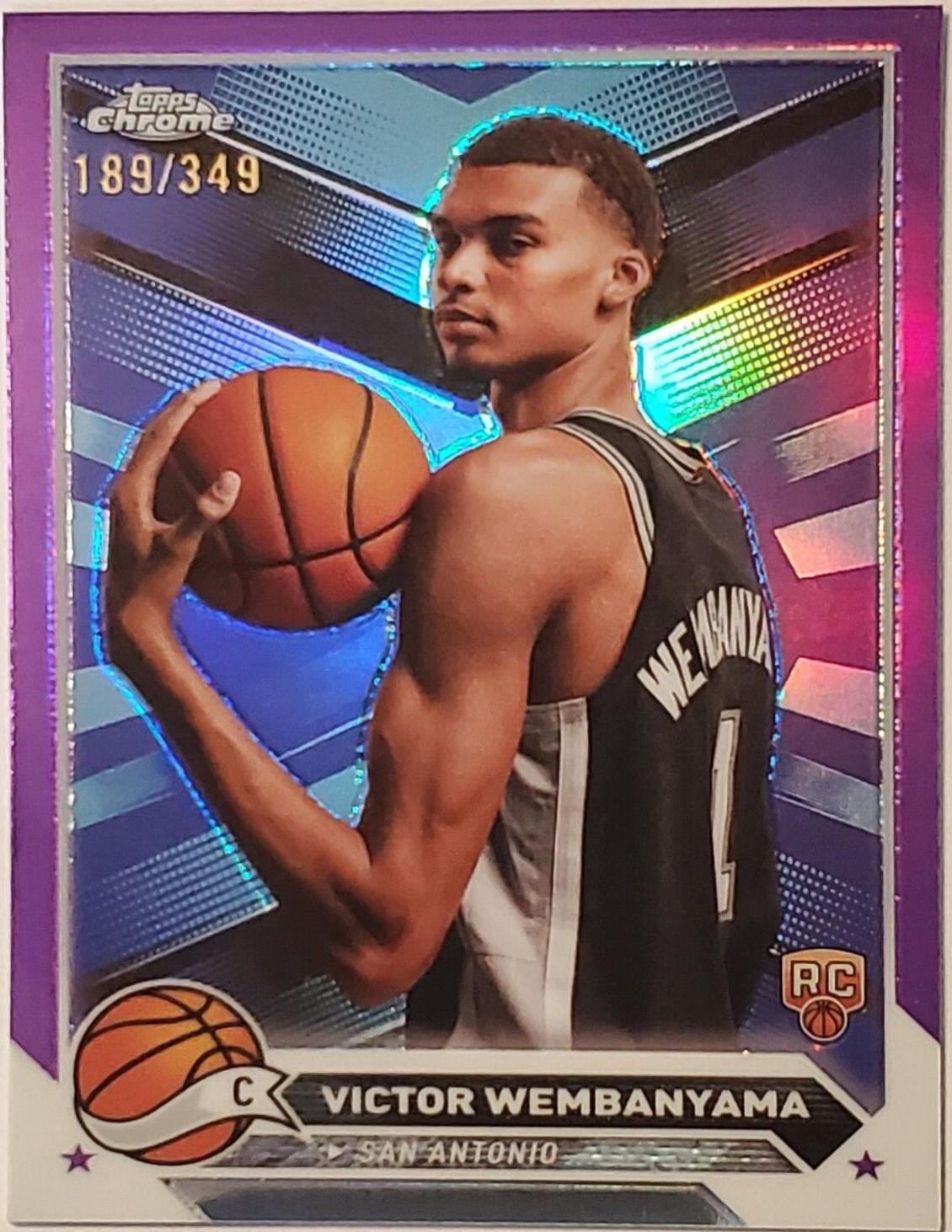 Victor Wembanyama [Purple Refractor] #1 Prices | 2023 Topps Chrome
