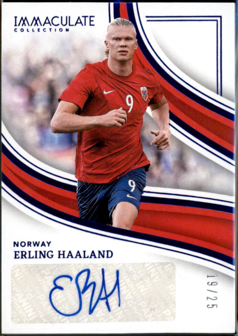 Erling Haaland [Sapphire] #SI-EH Prices | 2023 Panini Immaculate