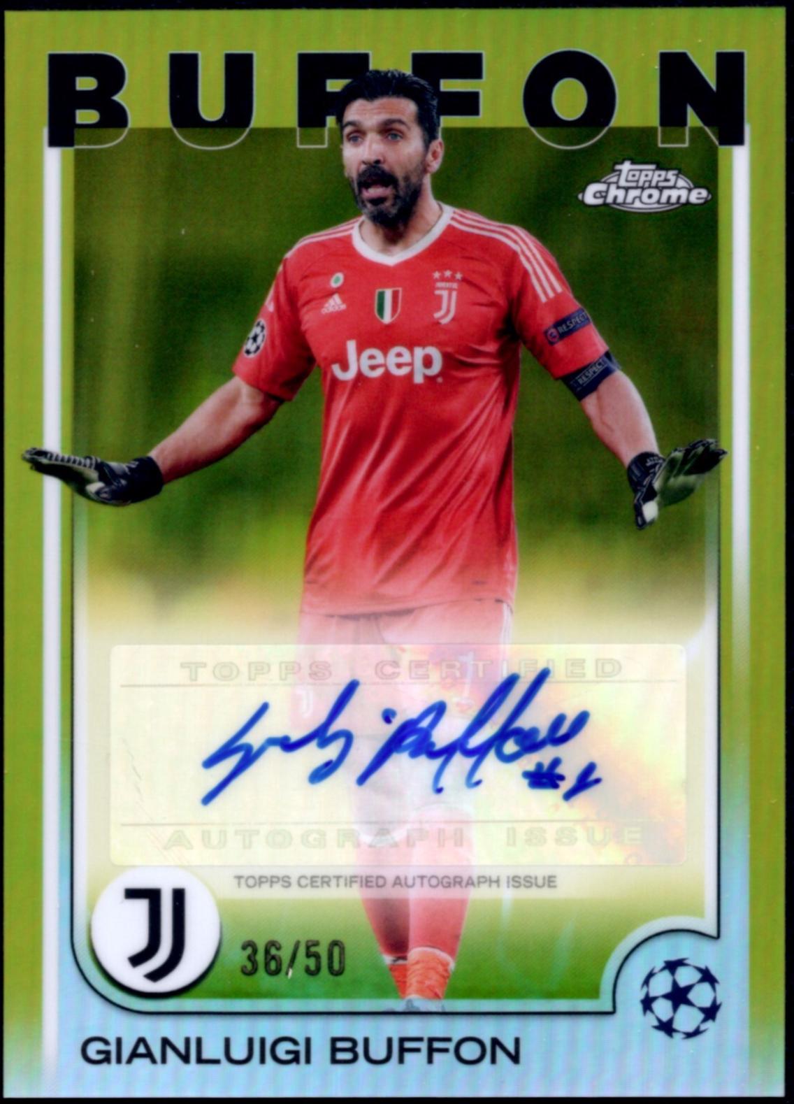 Gianluigi Buffon [Gold Refractor] #CA-BU Prices | 2024 Topps