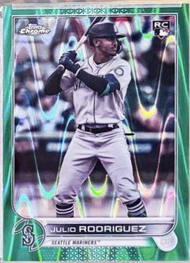 Julio Rodriguez [Sonic Green RayWave] #222 Prices [Rookie] | 2022