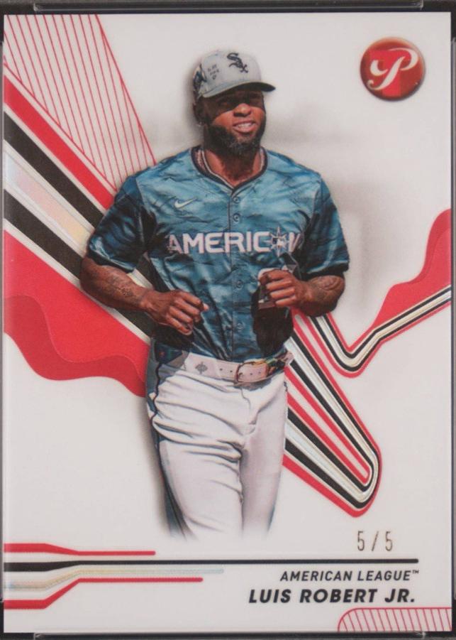 Luis Robert Jr. [Red Refractor] #295 Prices | 2024 Topps Pristine