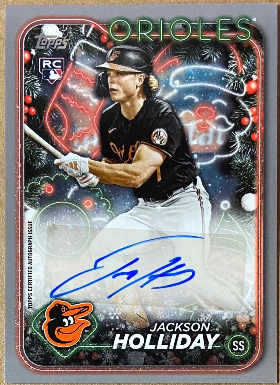 Jackson Holliday [Glitter] #HAC-JHO Prices | 2024 Topps Holiday