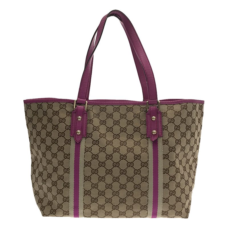 139260 GGキャンバス シェリーライン トートバッグ | ブランド古着の