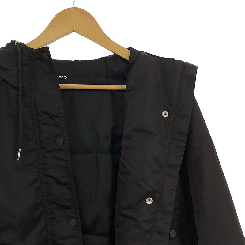 AERO NYLON ST PARKA P ナイロン フーデッドダウンジャケット