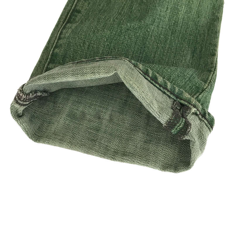 2004SS ACTIVIST アクティビスト期 5P グリーン デニム パンツ