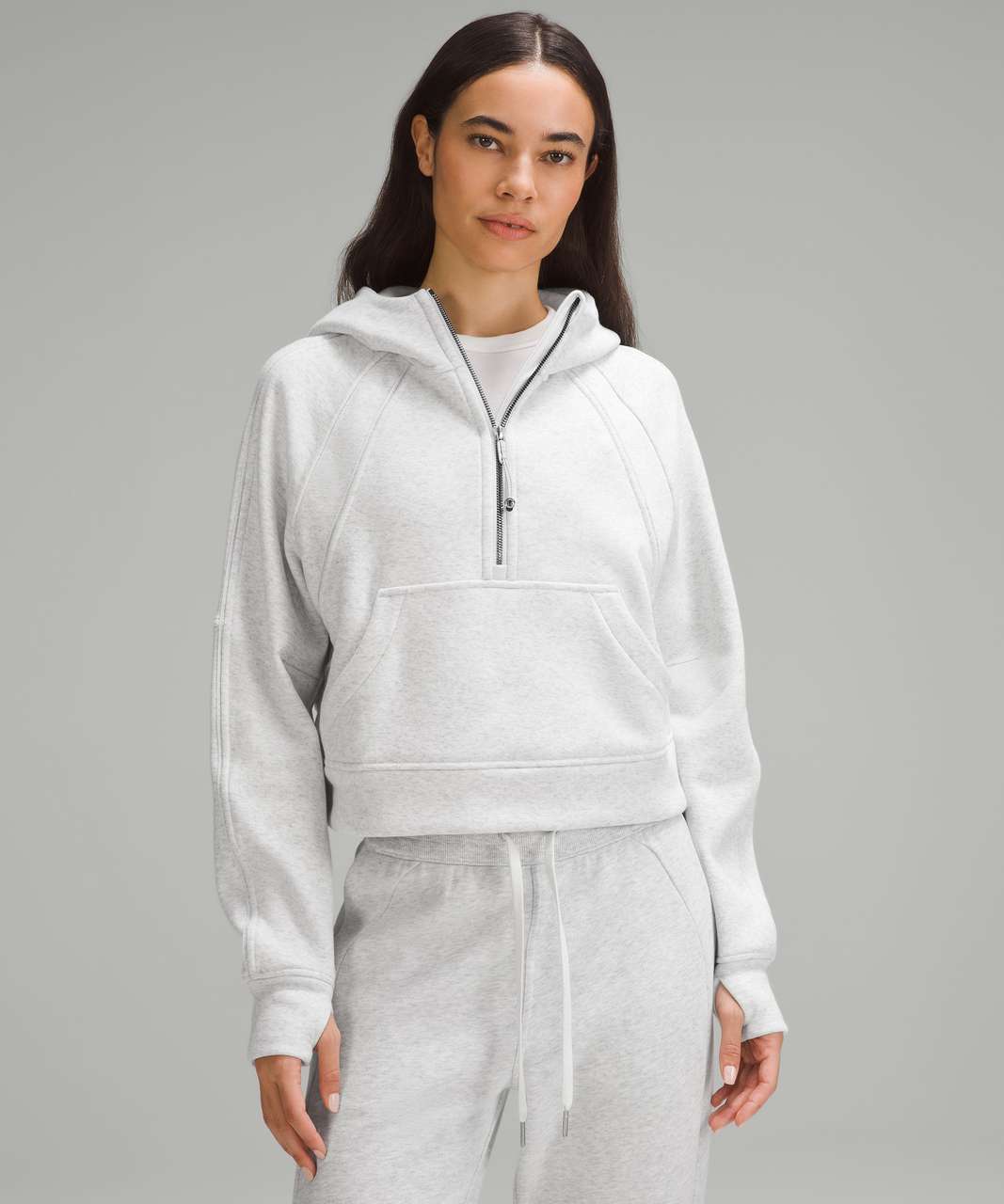 Lululemon Scuba Oversized Half-Zip Hoodie *Plush - Heathered