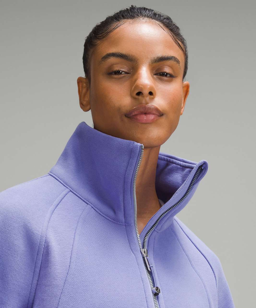 Lululemon Scuba Oversized Funnel-Neck Half Zip - Dark Lavender