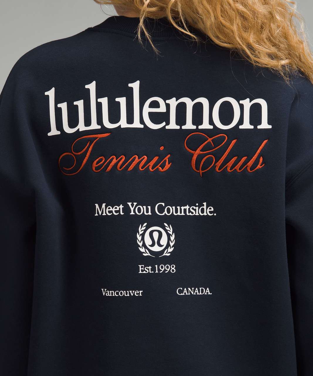 Lululemon Heavyweight Fleece Pullover *Tennis Club - True Navy