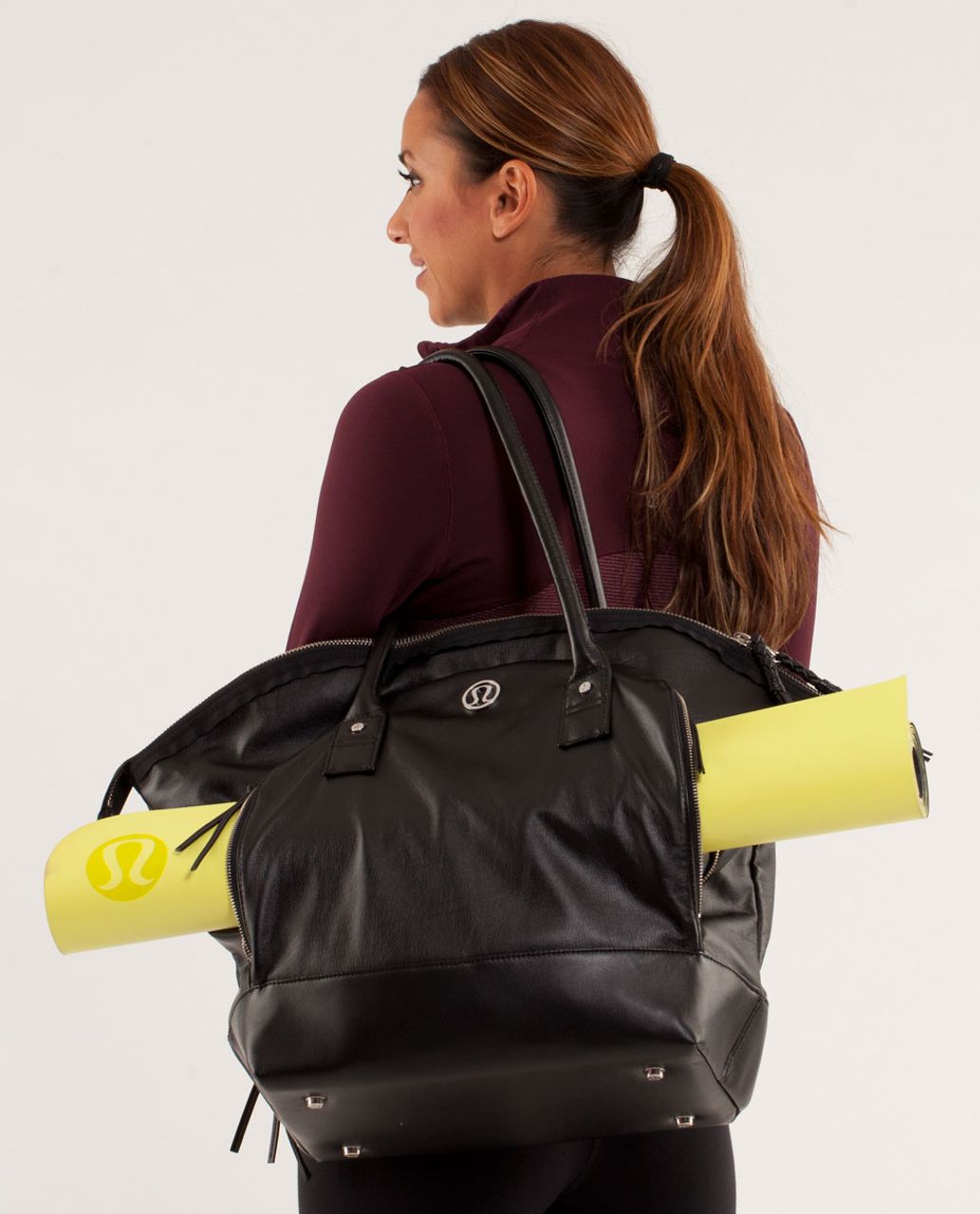Lululemon Seven Days Of Asana Bag - Black - lulu fanatics