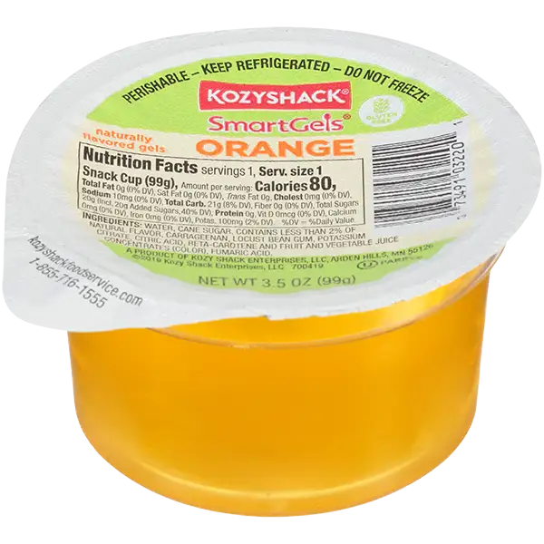 Kozy Shack® SmartGels® Orange | Land O'Lakes Foodservice