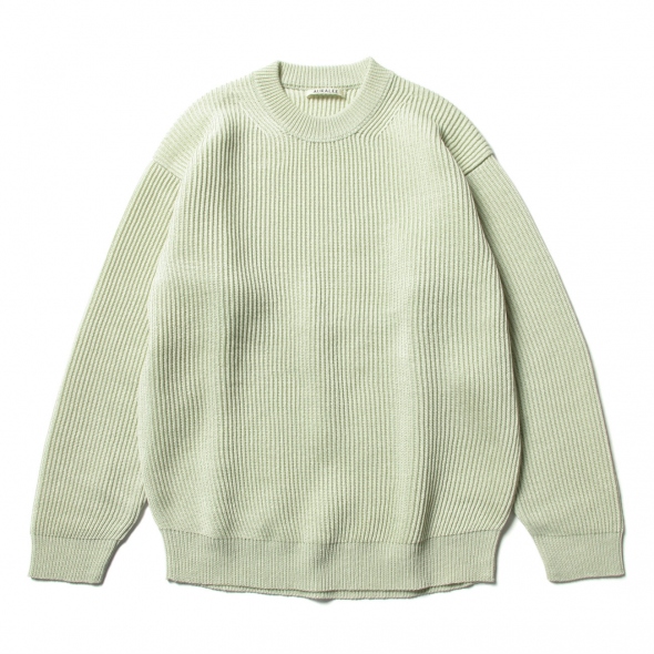 AURALEE / オーラリー | HEMP RIB KNIT BIG P/O (メンズ) - Light