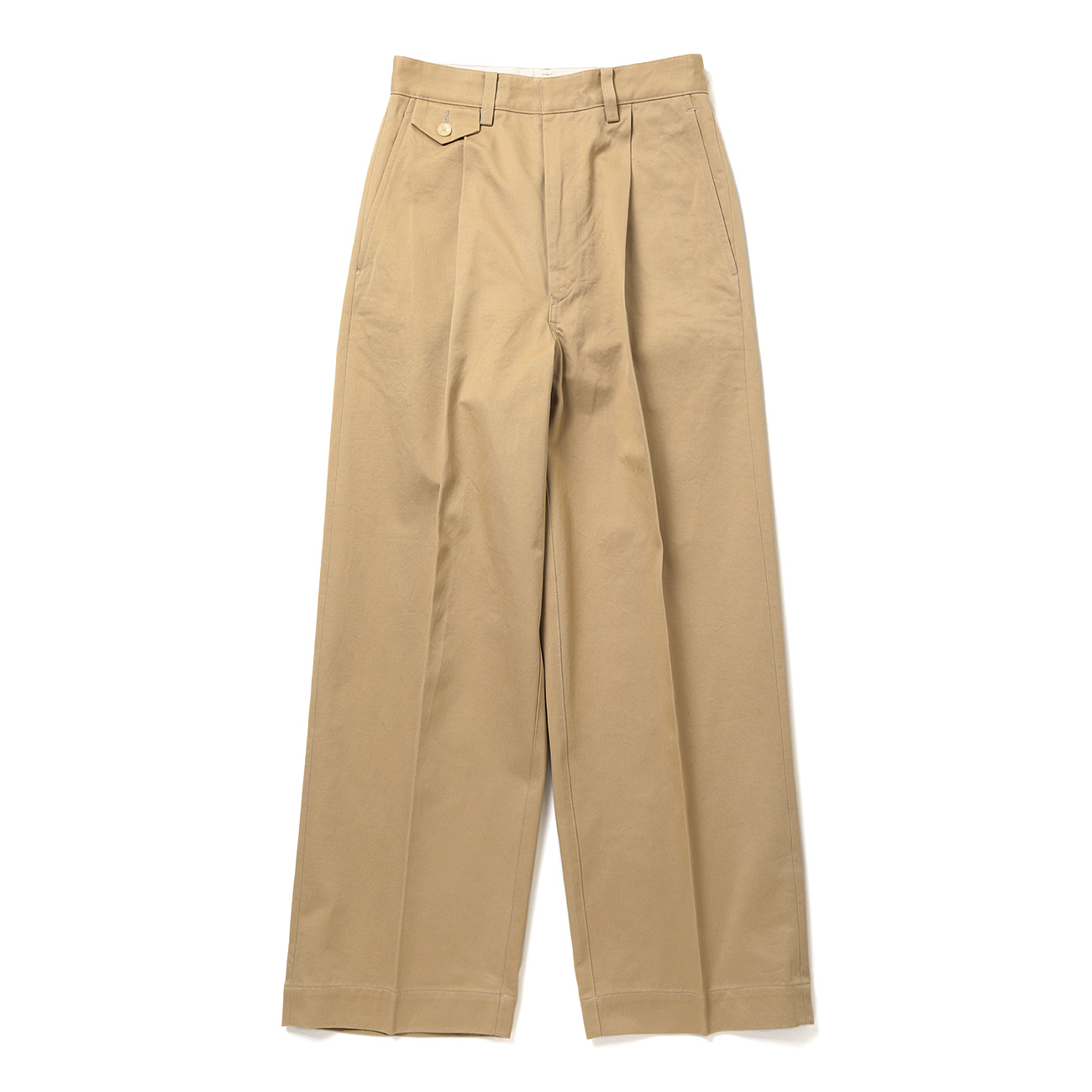 AURALEE / オーラリー | WASHED FINX CHINO ONE-TUCK PANTS