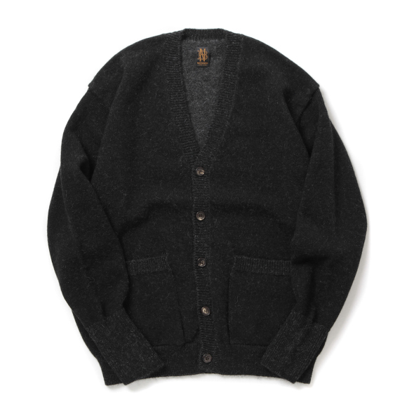 BATONER / バトナー | BABY ALPACA KURUMI TENJIKU V CARDIGAN (メンズ