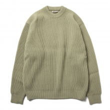 AURALEE / オーラリー | SUPER FINE WOOL RIB KNIT BIG P/O (メンズ