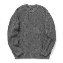 BATONER / バトナー | SIGNATURE CREW NECK (メンズ) - Ivory×Black
