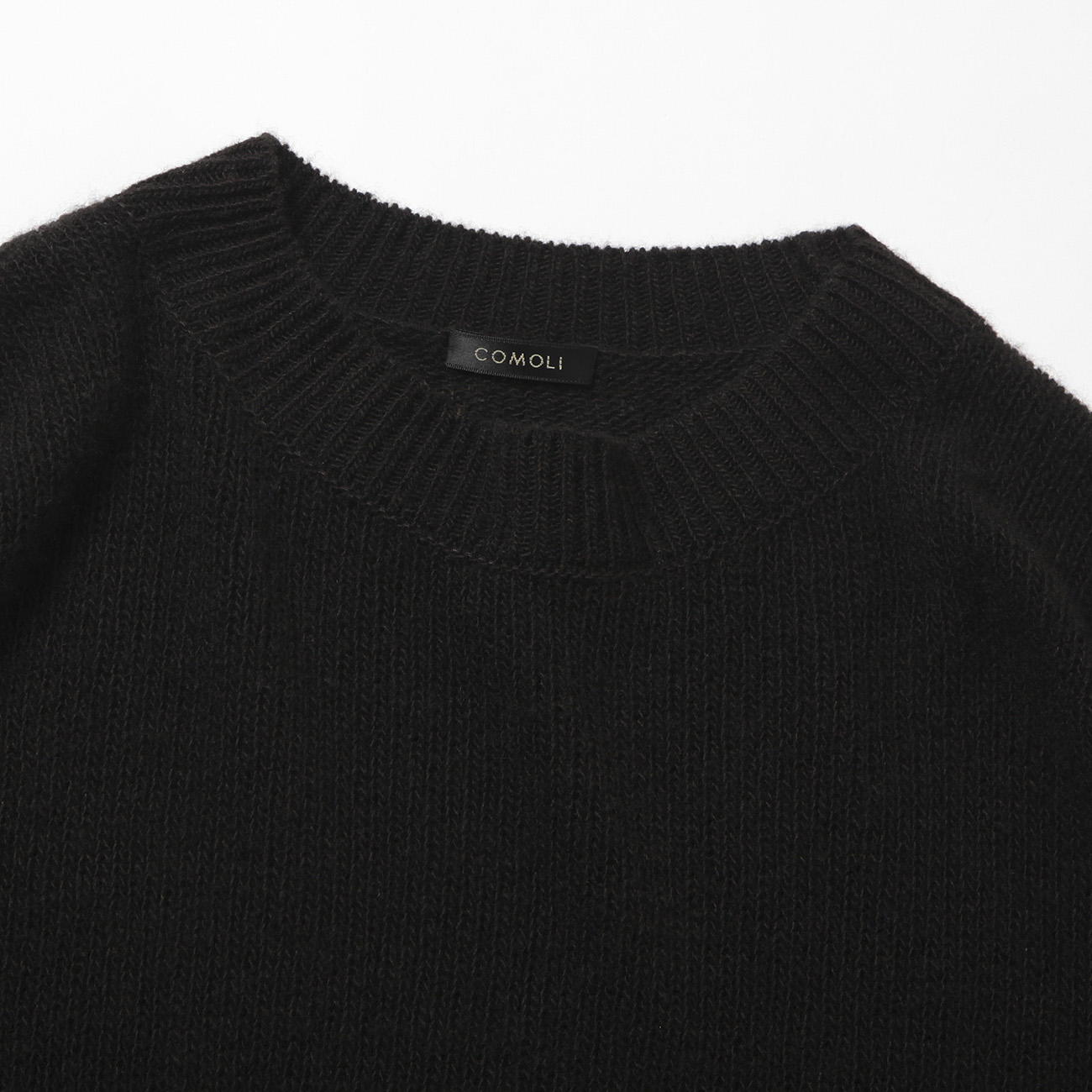 COMOLI / コモリ | カシミヤ クルーネックニット - Brown | 通販