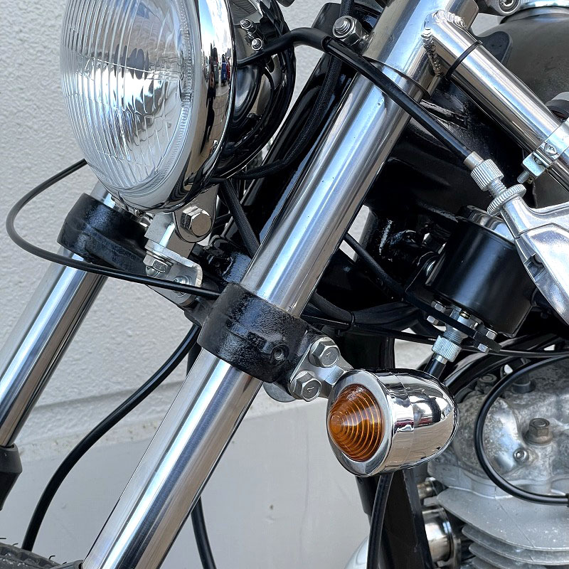 SR400/500 ステムマウントウインカーステー Bタイプ / 2％er