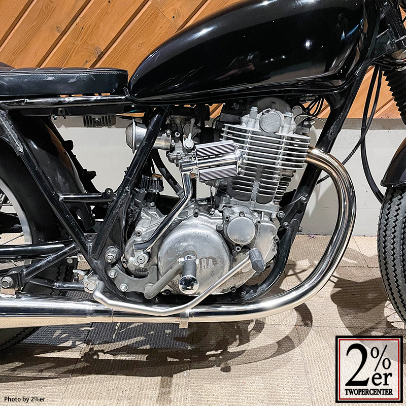 バイシクルキックペダルキット ブラック SR400/500用 / 2％er