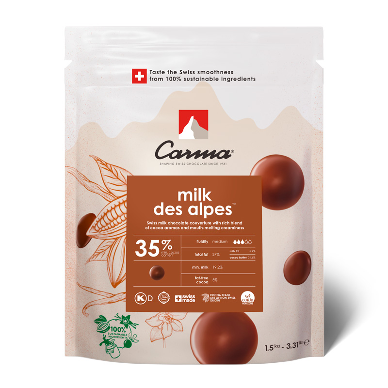 カルマ / ミルク・デェスアルプス35％（14011）1.5kg: チョコレート