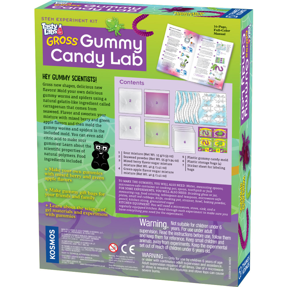 Gross Gummy Candy Lab | Make Gummy Worms, Spiders | Learn