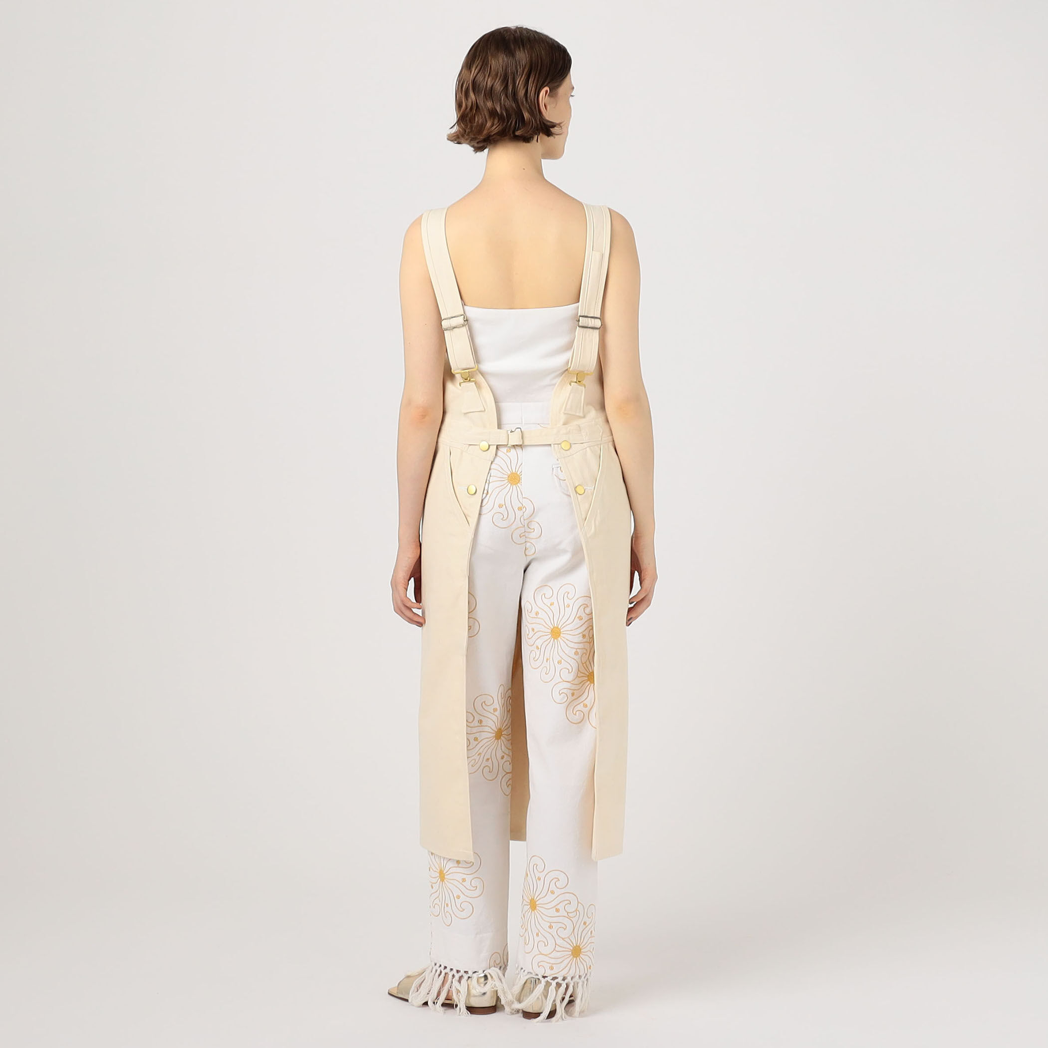 FUMIKA_UCHIDA DENIM OVERALL APRON｜トゥモローランド 公式通販