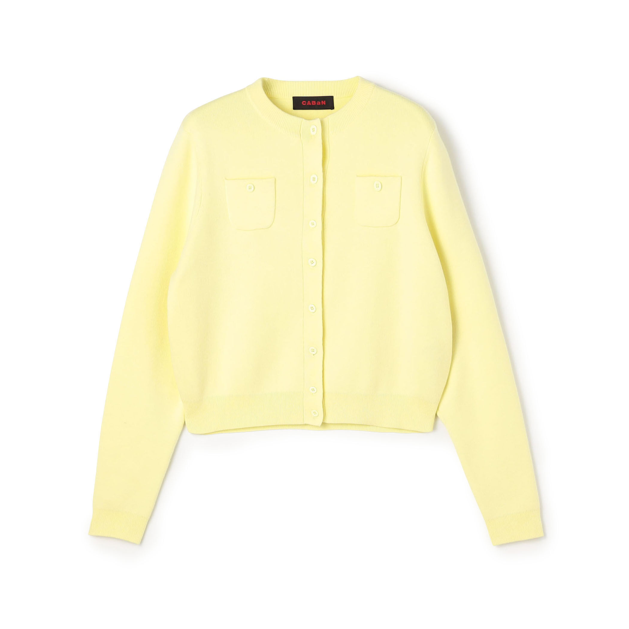 CABaN コットンカシミヤ クルーネックカーディガン S 【公式通販】