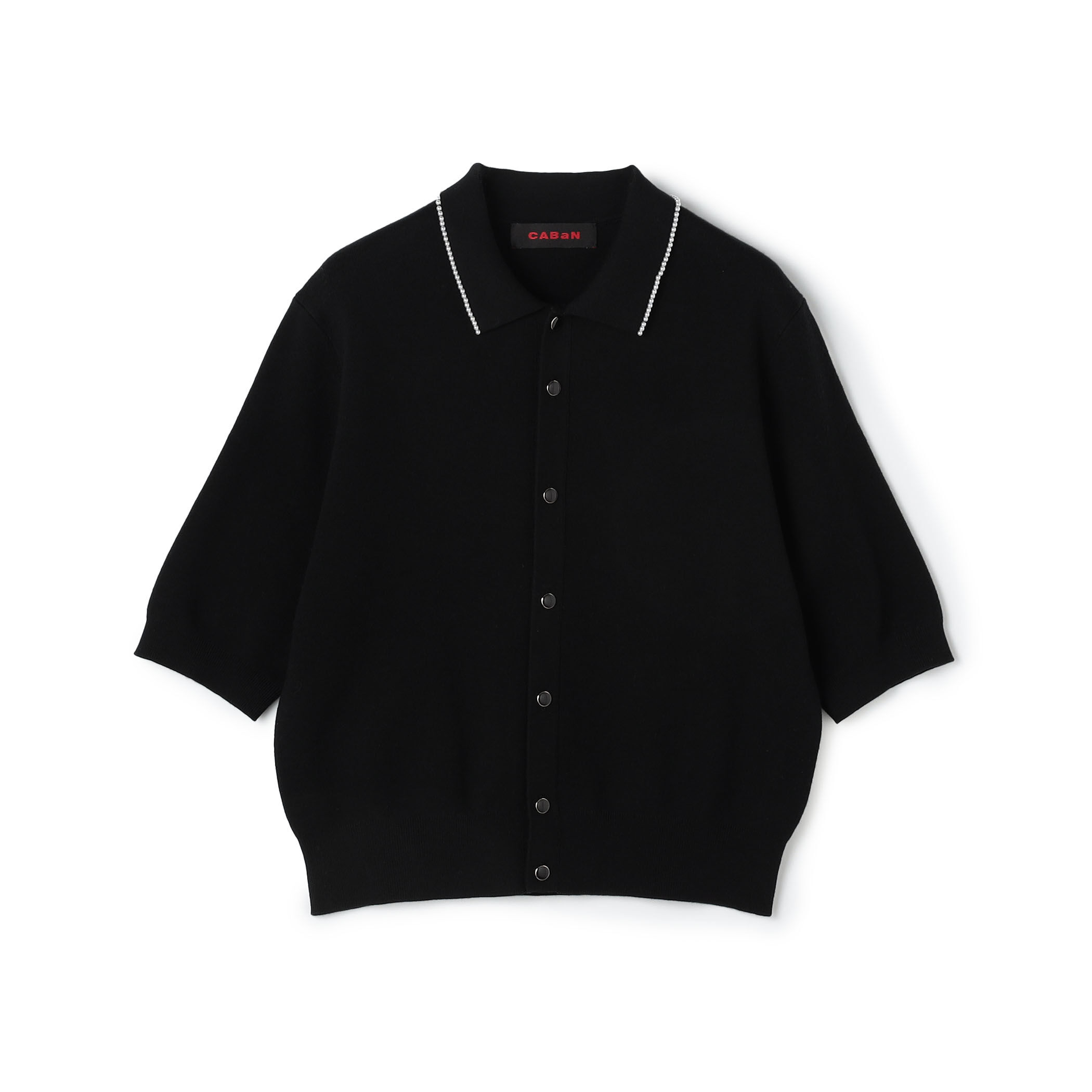 コットンカシミヤ パールポロカーディガン｜トゥモローランド 公式通販