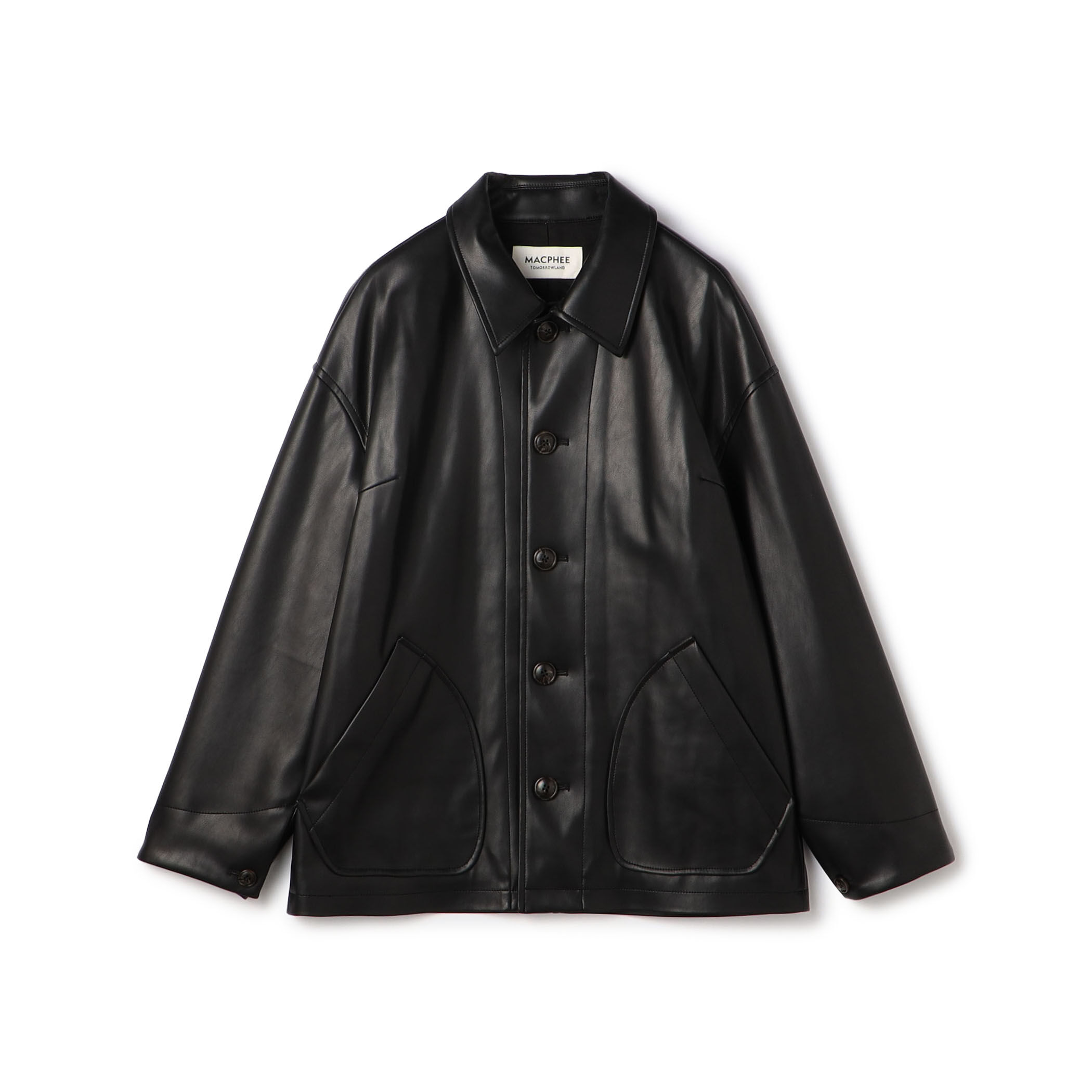 レザーライク カバーオール｜トゥモローランド 公式通販