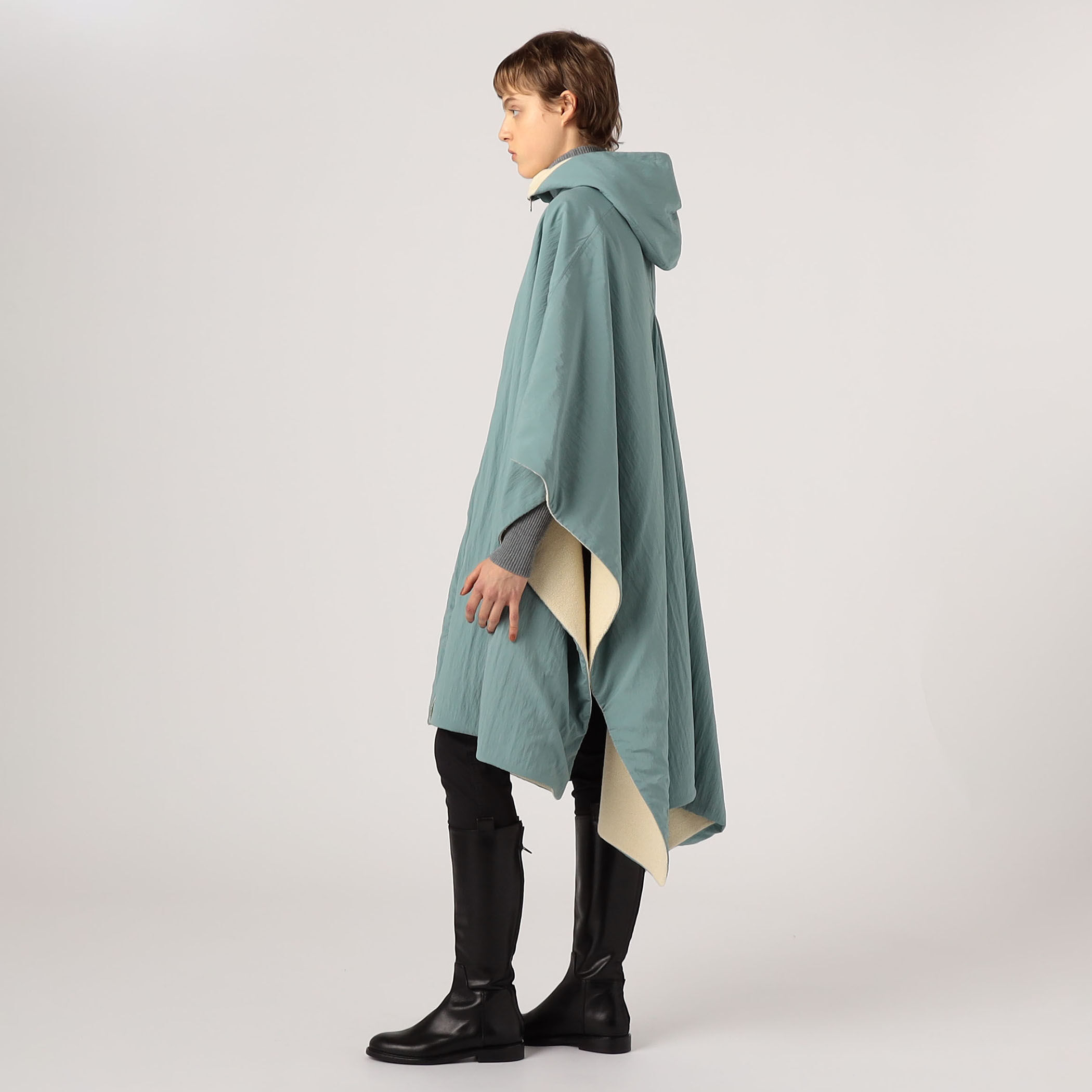 レーヨンウール リバーシブルポンチョ｜トゥモローランド 公式通販