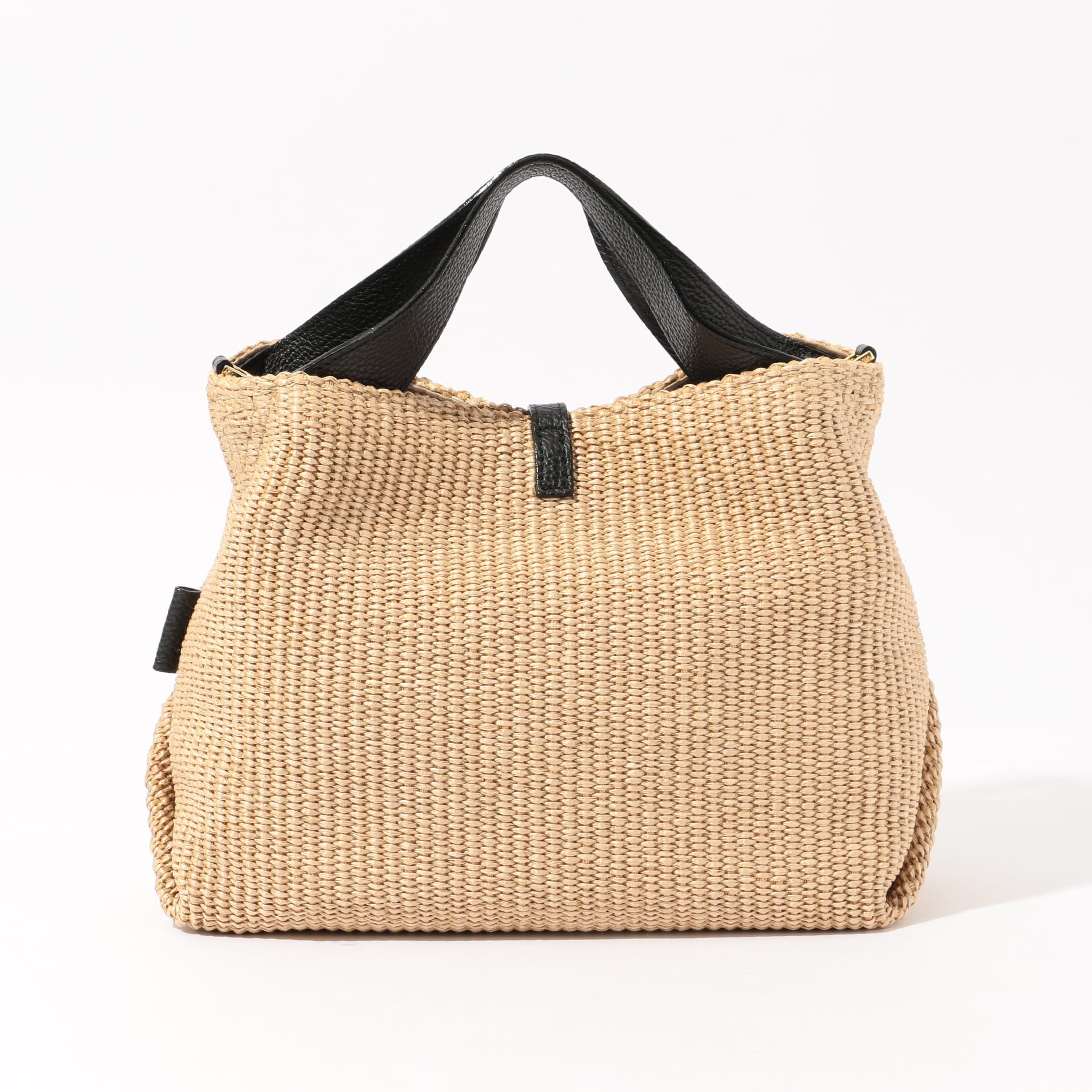 VIOLAd'ORO イタリアンラフィアシート 2WAYトートバッグ M