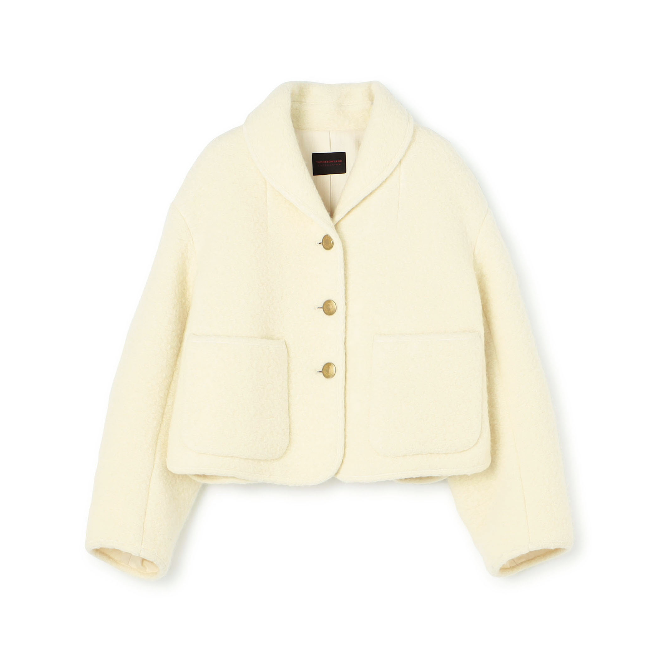 シープニット ショールカラージャケット｜トゥモローランド 公式通販