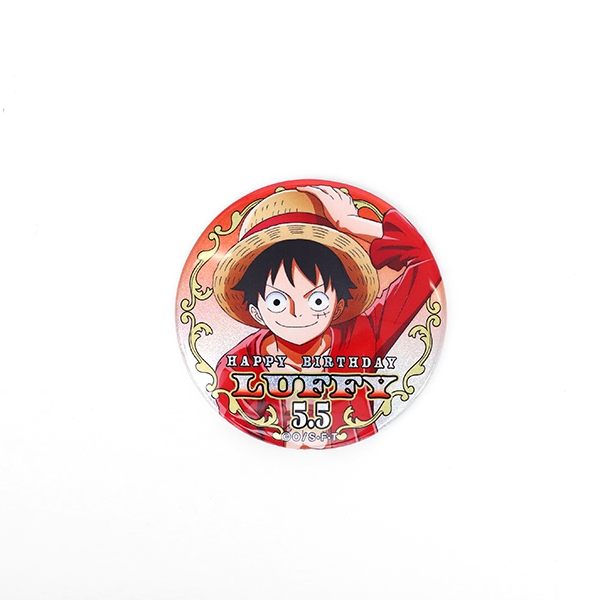 ワンピース バースデー缶バッジ ルフィ 2020 Amazon.co.jp: 【 麦わら