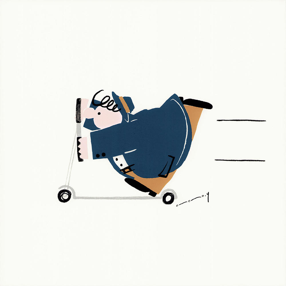 大桃洋祐】原画「キックボード」 大桃洋祐 -の商品詳細 | 蔦屋書店