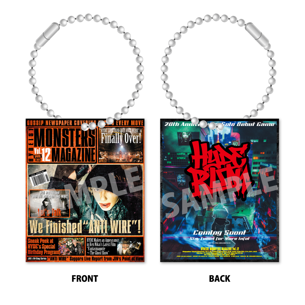 MONSTERS MAGAZINE ACRYLIC KEYCHAIN(ランダム10種) | HYDE