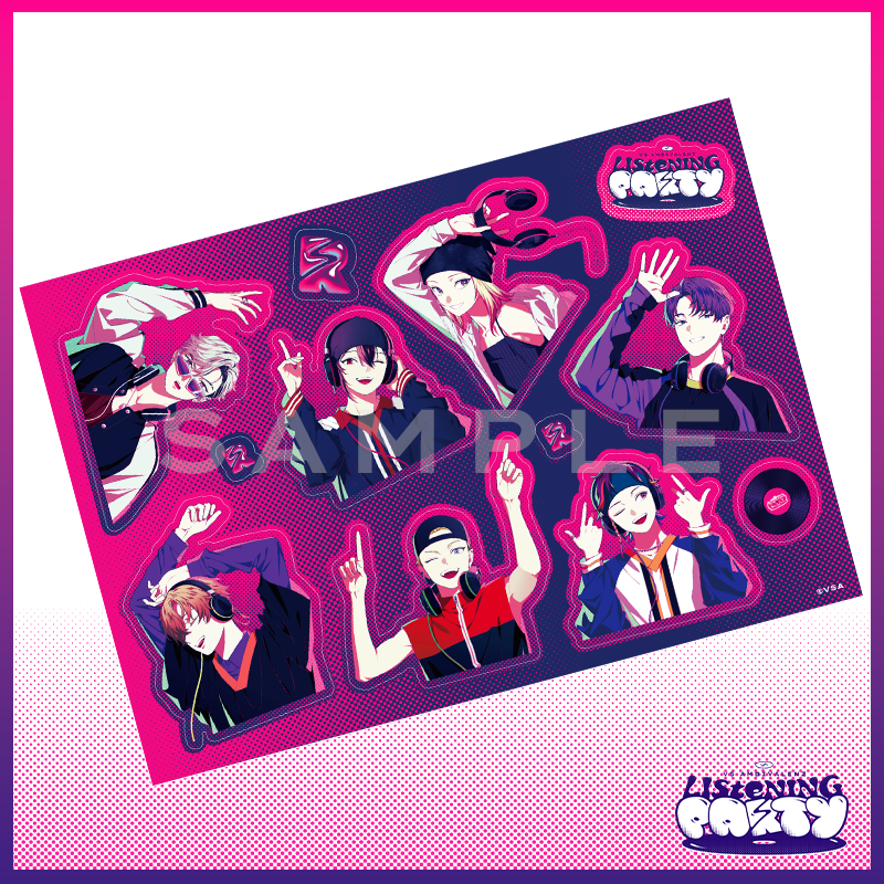 LISTENING PARTY】A4クリアファイル・ステッカーセット | VS