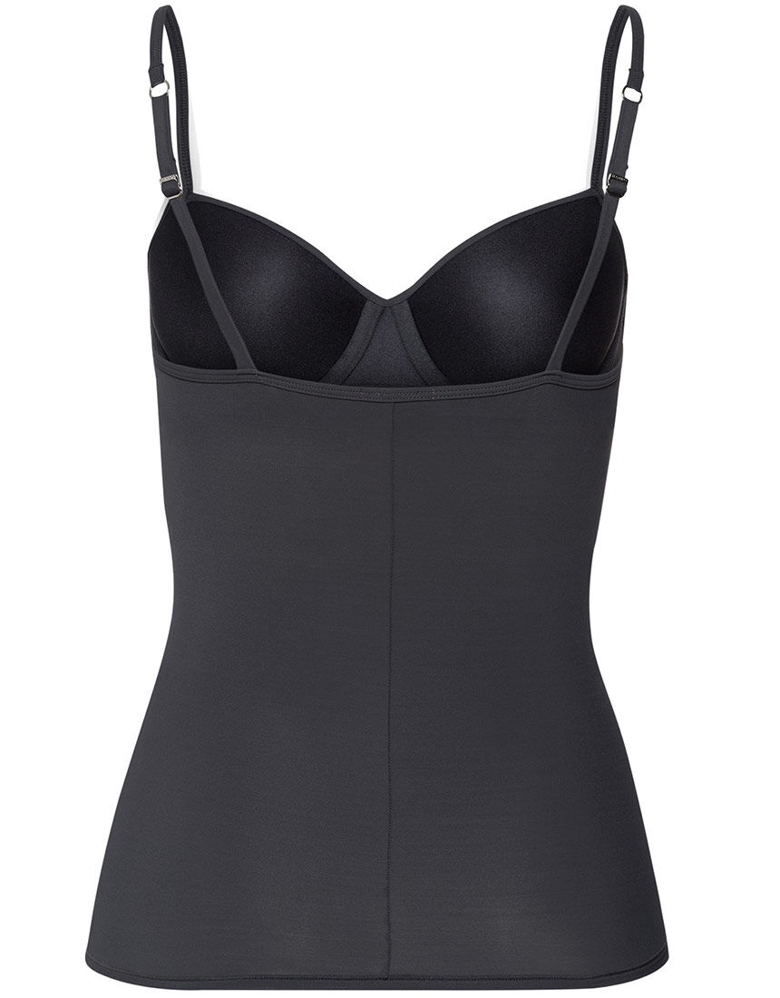 ハンロ 着ごこちのよさとシルエットが美しい カップ付きインナー