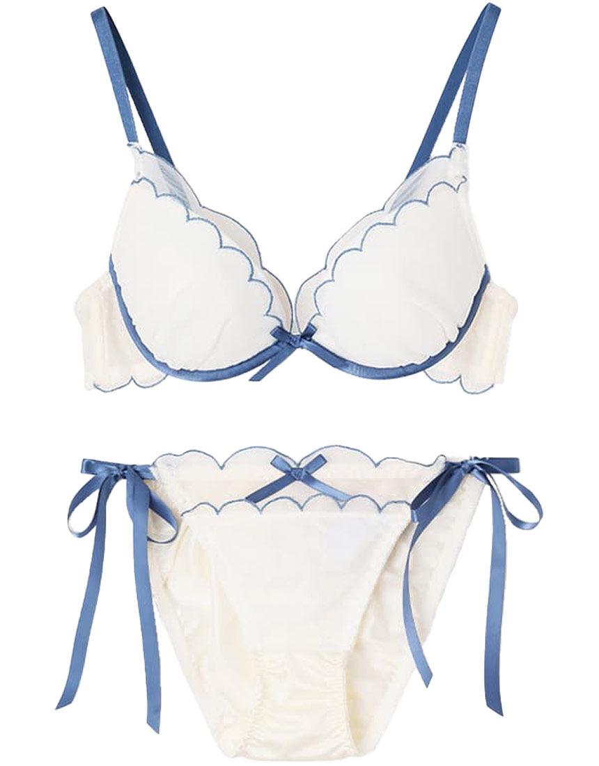 northerly (ノーザリー) シアードットチュール ブラ＆ショーツセット