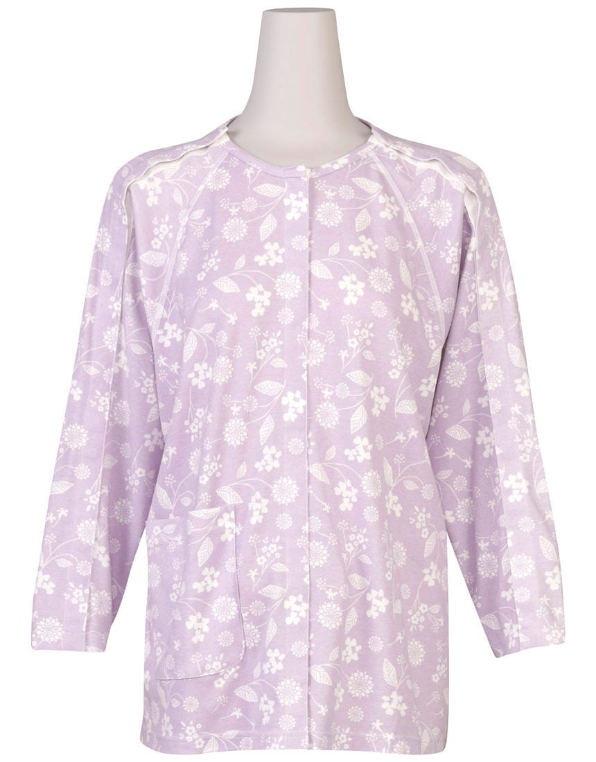 ワコール／らくラクパートナー 介護に・全開パジャマトップ【長袖