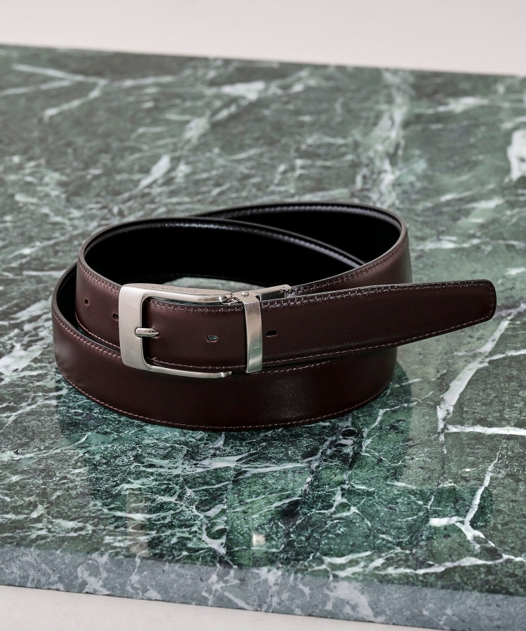 リバーシブル/Made in JAPAN】レザー ドレスベルト（ベルト