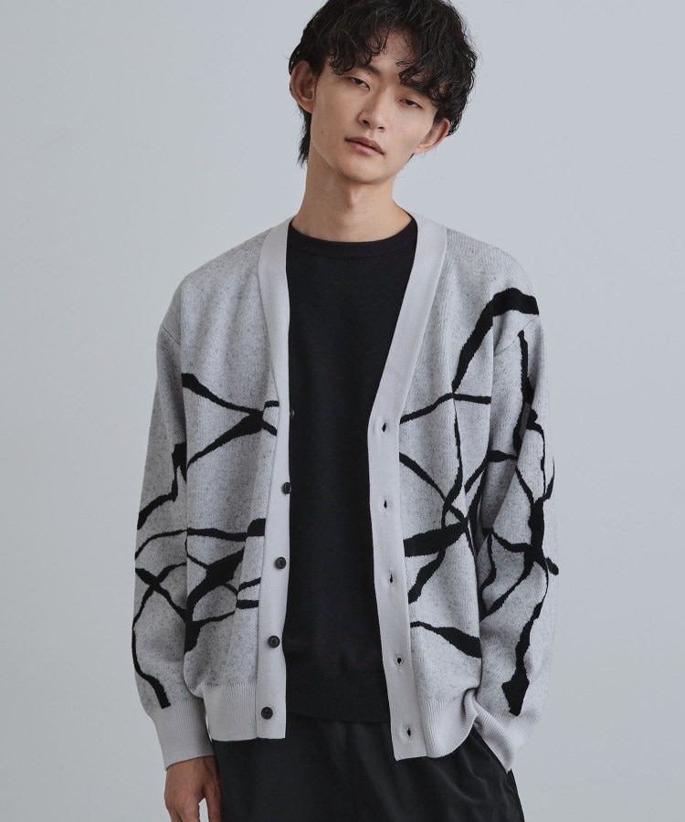 ラインアートニットカーディガン（カーディガン/ボレロ） | tk.TAKEO