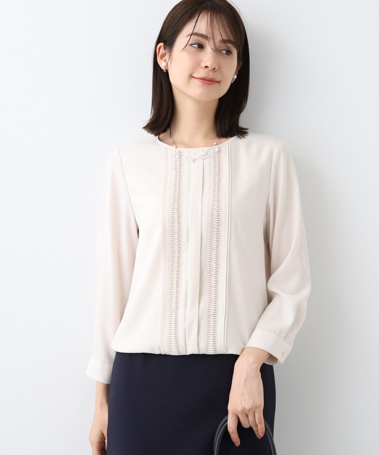 洗える／UVケア】ピンタックブラウス（シャツ・ブラウス） | INDIVI