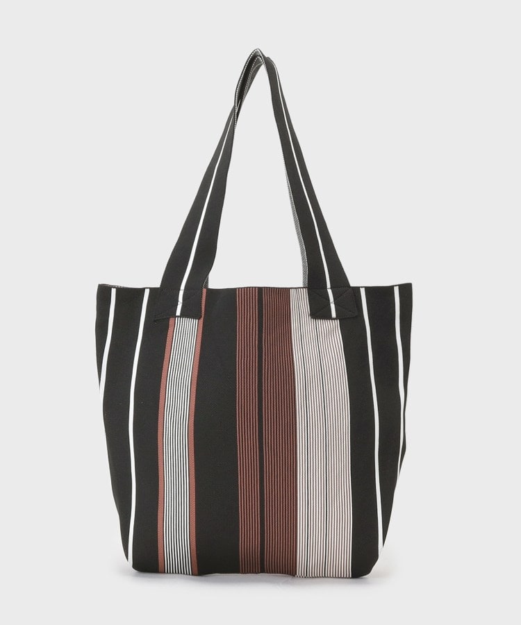 WEB限定カラー／A4収納】柄ニットバッグ（トートバッグ） | INDIVI