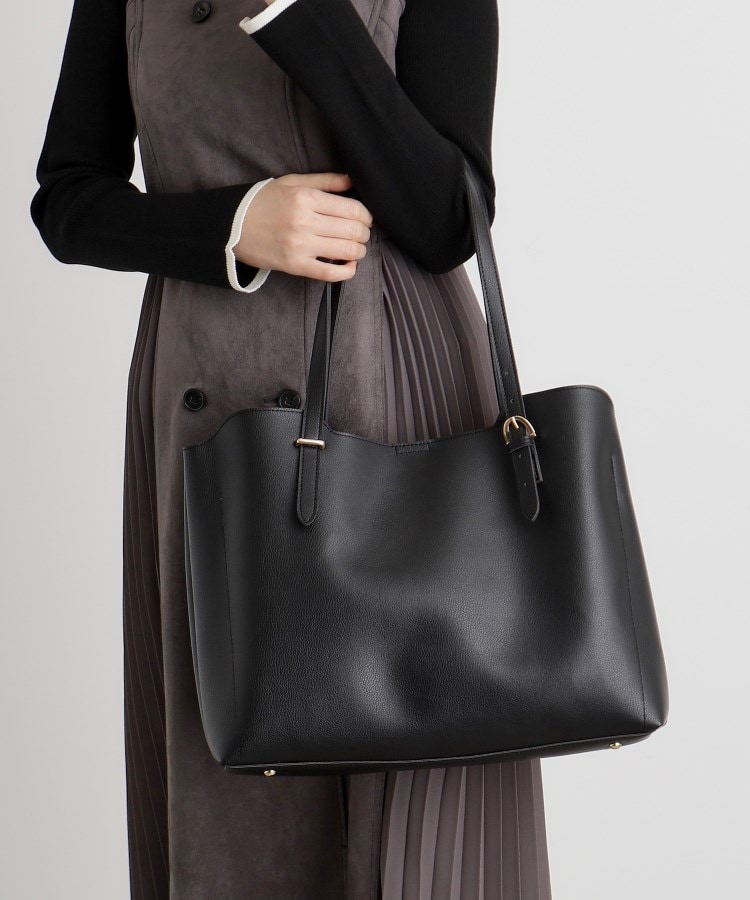 人間工学・軽量】バックル多ポケA4トート（トートバッグ） | grove