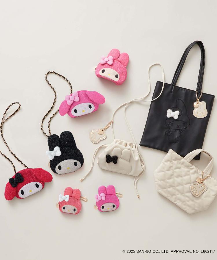 マイメロディ】フェイス型キラキラポーチチャーム（ポーチ） | OPAQUE