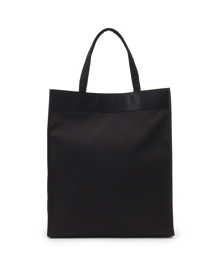 INDIVI 日本製 はっ水加工 サテンハンドバッグ 【喪服・礼服・ブラック