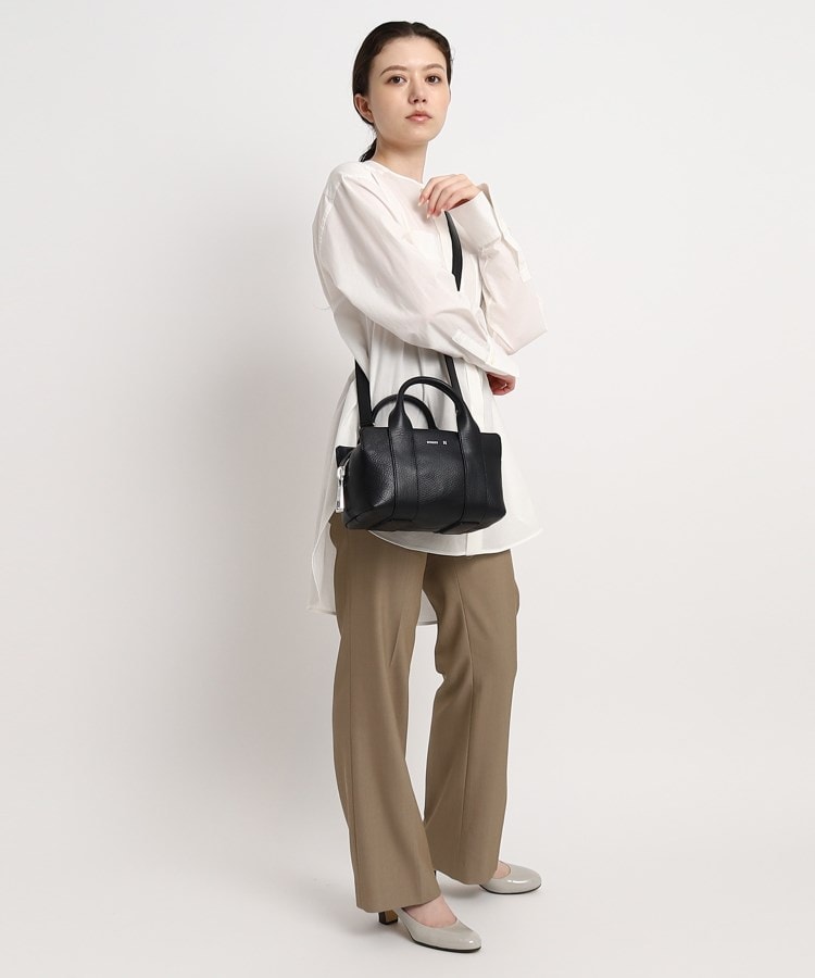 ランポ】レザーハンドバッグ S 2WAY 本革 ミニバッグ（商品番号：P25